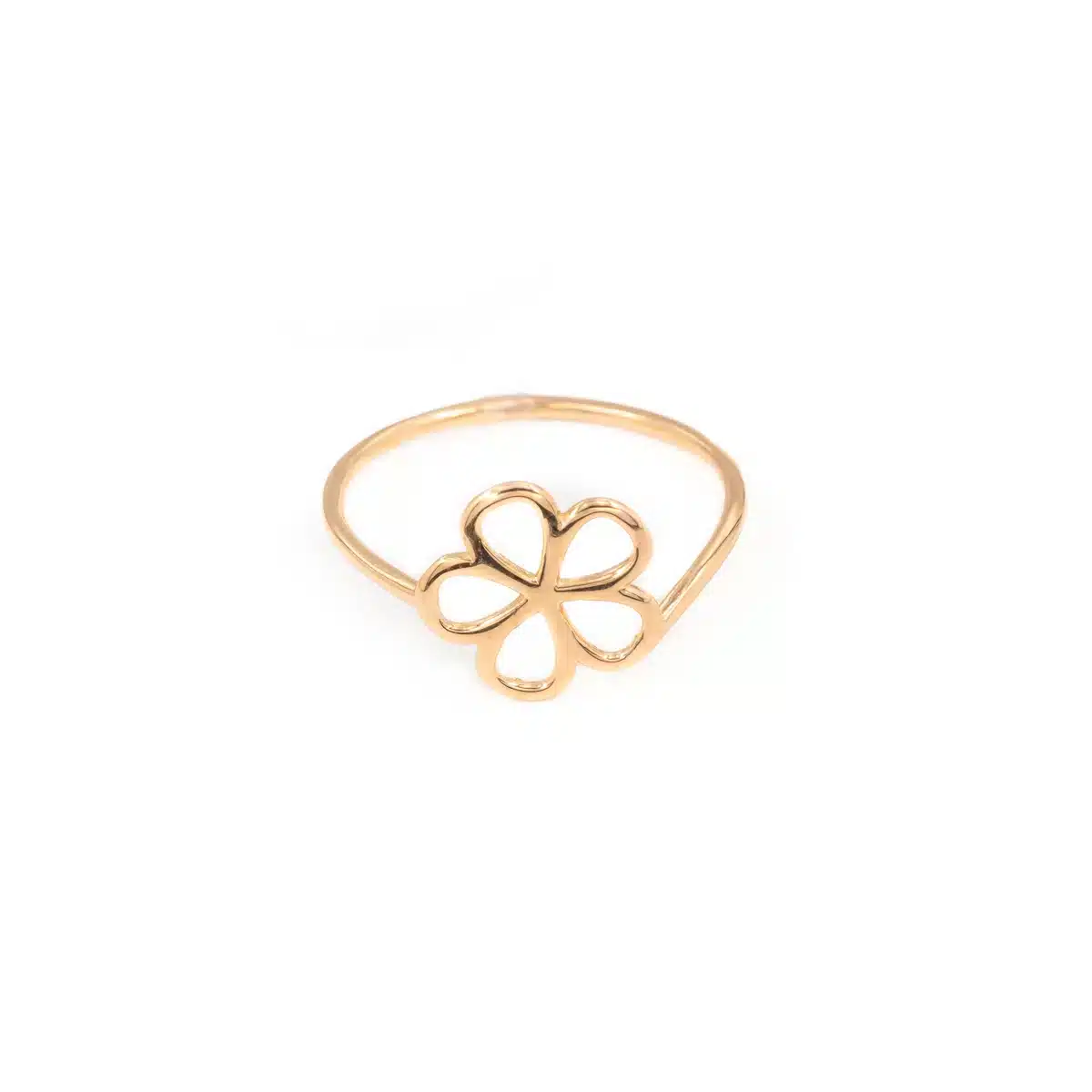 خرید انگشتر مینیمال گل پنج پر