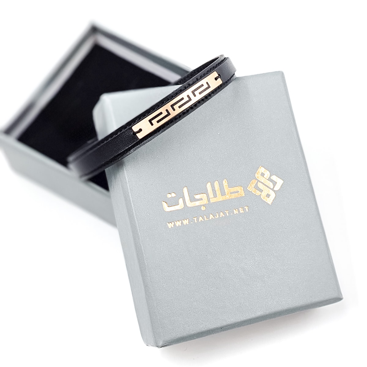خرید دستبند مردانه طلا و چرم M152