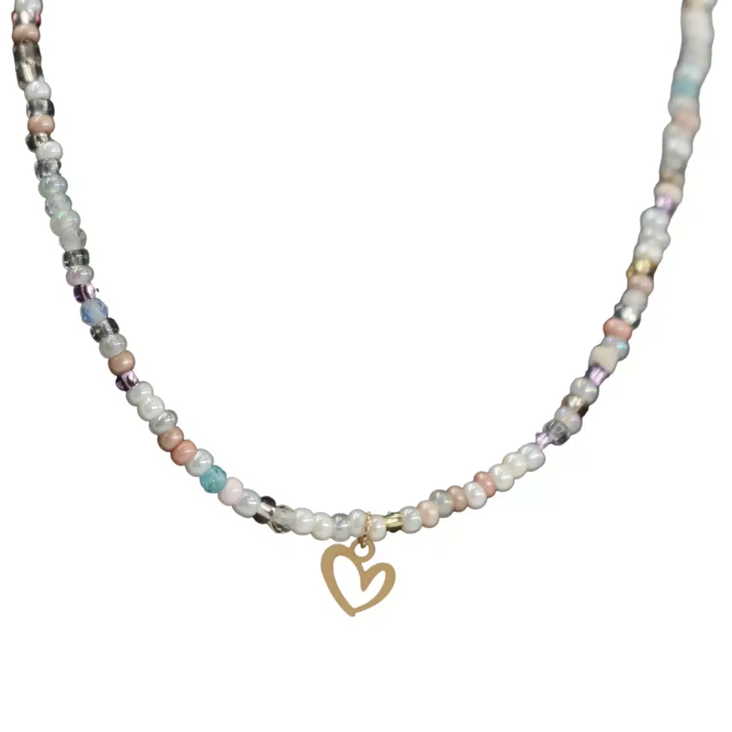 خرید گردنبند مروارید قلب