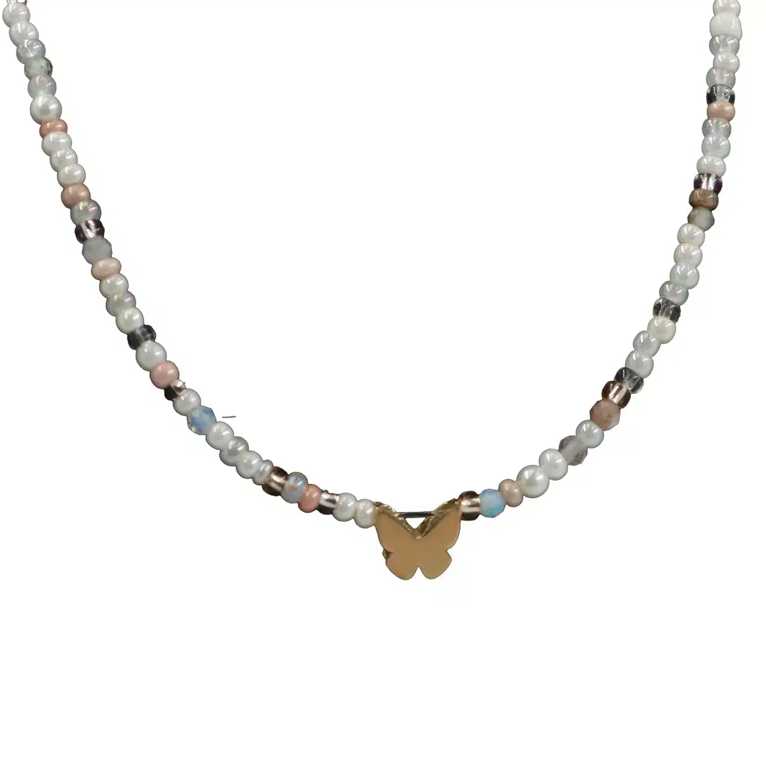 خرید گردنبند مروارید پروانه