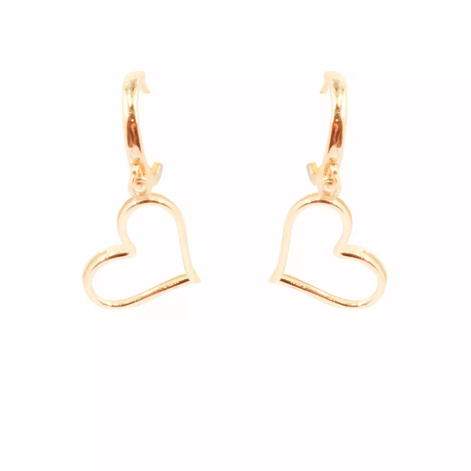 خرید گوشواره قلب سایه