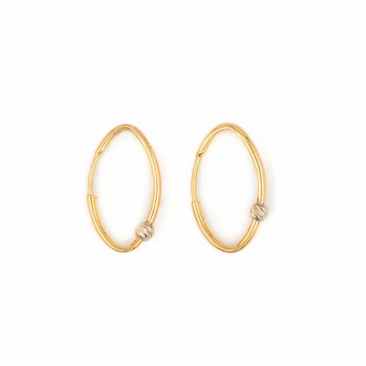 خرید گوشواره آلبرنادو بیضی تک گوی