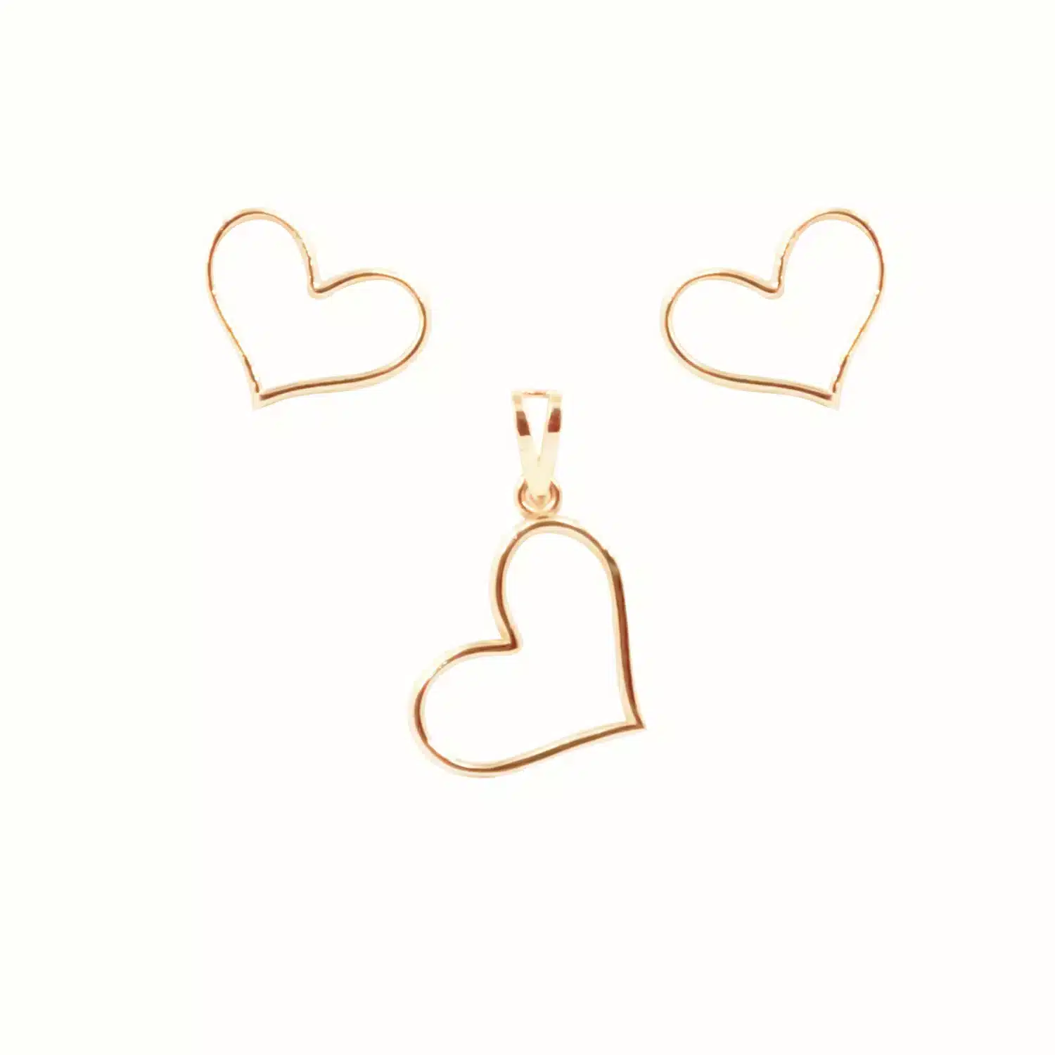 خرید نیم ست قلب سایه