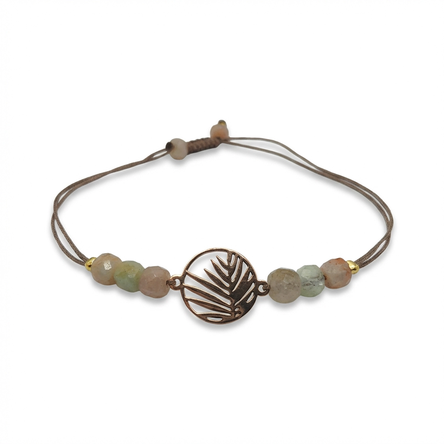 دستبند سنگ و طلا 1184