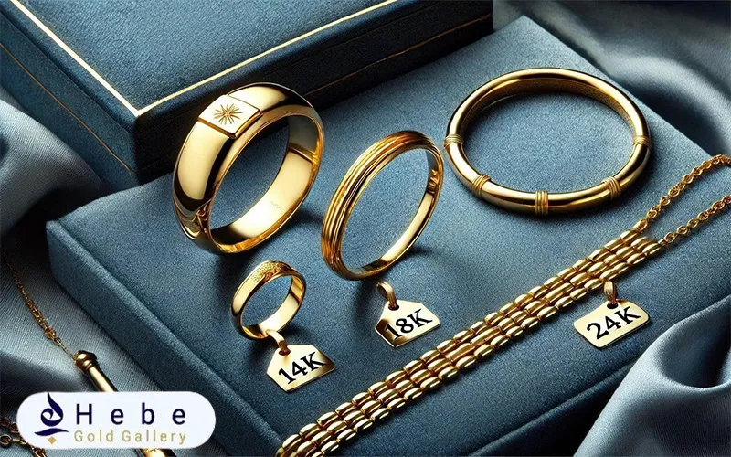 جدول انواع عیار طلا و میزان خلوص آنها